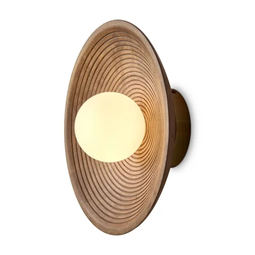 Бра Albero FR5589WL-01T1 Freya белый коричневый на 1 лампу, основание латунь в стиле современный кантри фото 14