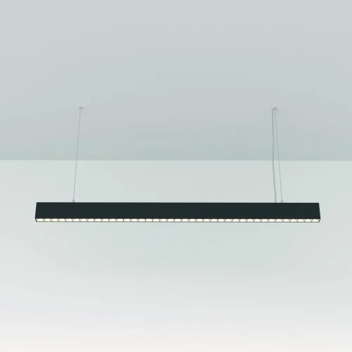 Светильник подвесной LED Vinder P050PL-L40B4K Maytoni чёрный на 1 лампу, основание чёрное в стиле хай-тек линейный фото 5