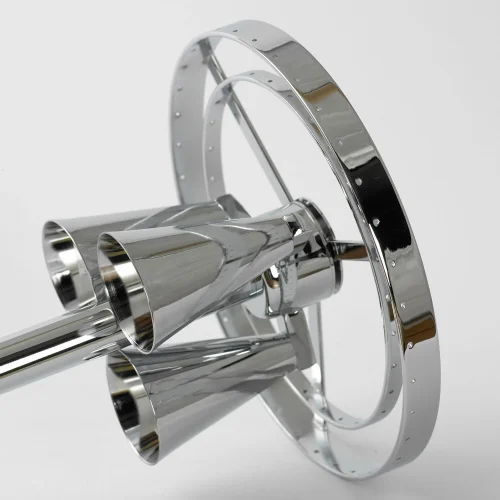Торшер Floyd LSP-0648 Lussole  прозрачный 3 лампы, основание хром в стиле современный
 фото 3