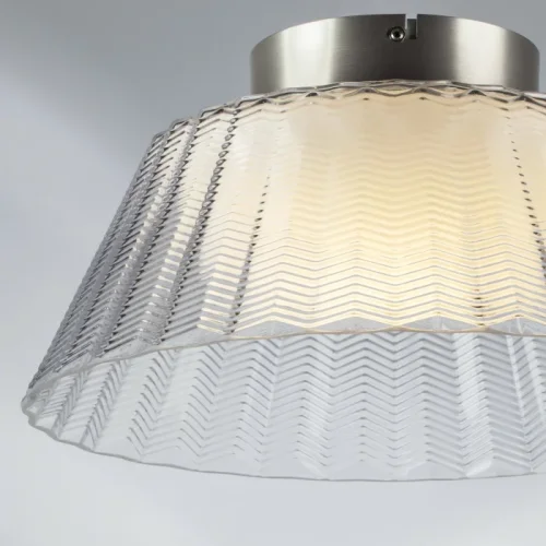 Светильник потолочный LED Napoli 794010 Lightstar прозрачный на 1 лампу, основание коричневое в стиле современный классический фото 3