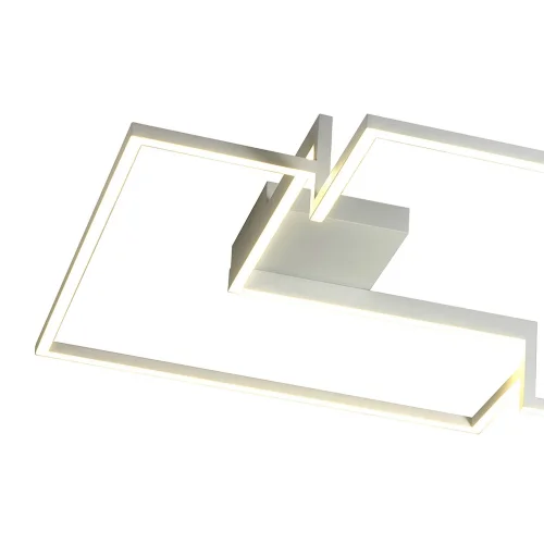 Светильник потолочный LED Boutique 7685 Mantra белый 1 лампа, основание белое в стиле современный хай-тек квадраты фото 2
