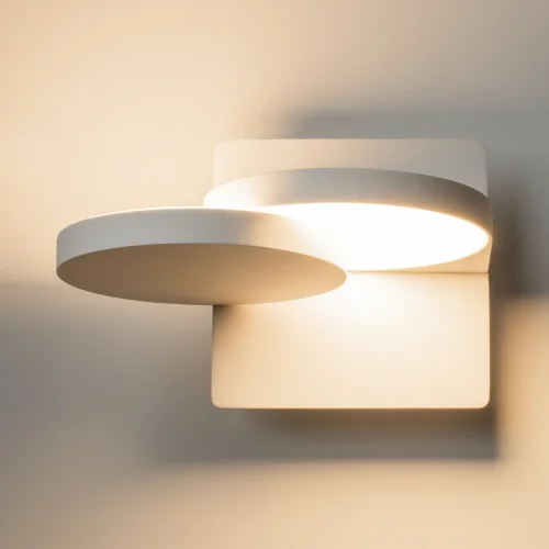 Бра LED Flap MOD354WL-L12W3K Maytoni белый на 1 лампу, основание белое в стиле современный хай-тек фото 12