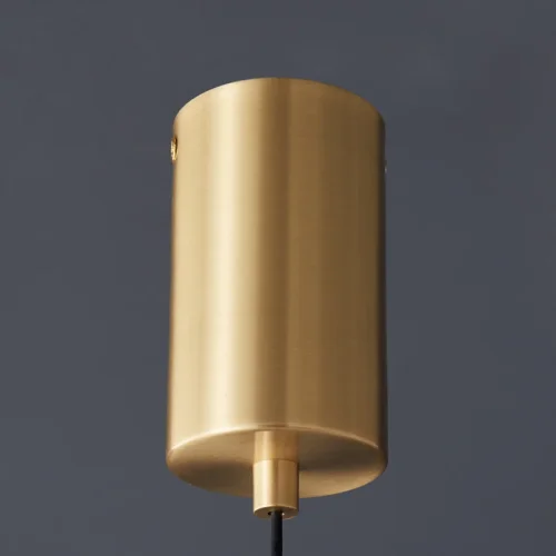 Светильник подвесной WIKI H60 212898-23 ImperiumLoft белый 1 лампа, основание латунь в стиле современный минимализм  фото 6