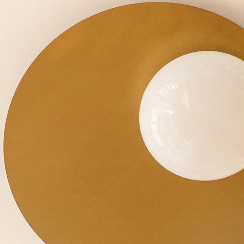 Светильник потолочный LONE D36 208141-23 ImperiumLoft белый на 1 лампу, основание латунь в стиле современный фото 5 Светильник потолочный LONE D36 208141-23 ImperiumLoft белый на 1 лампу, основание латунь в стиле современный фото 5