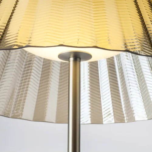 Торшер LED Napoli 794713 Lightstar янтарный на 1 лампу, основание коричневое в стиле классический современный фото 2