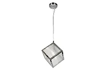 Светильник подвесной Square 8970-1A CR iLamp прозрачный 1 лампа, основание хром в стиле современный 