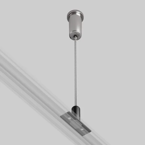Тросовый подвес Magnetic track system Levity TRA184SW-1B Maytoni чёрный в стиле хай-тек современный для светильников серии Magnetic track system Levity levity магнитная фото 4