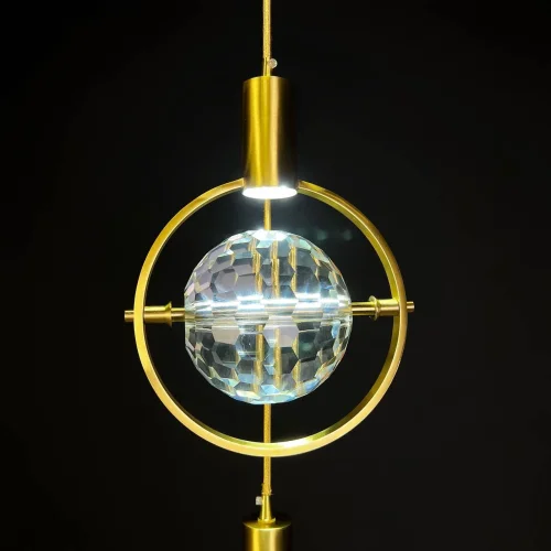 Светильник подвесной GOLF H23 4000К 189717-23 ImperiumLoft прозрачный 1 лампа, основание латунь в стиле арт-деко современный  фото 3