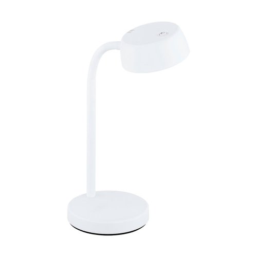 Настольная лампа LED Cabales 99334 Eglo белая 1 лампа, основание белое металл в стиле современный 