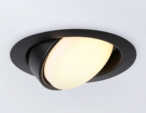 Светильник точечный G10123 Ambrella light чёрный 1 лампа, основание чёрное в стиле хай-тек современный  фото 2