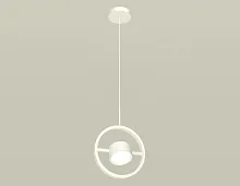 Светильник подвесной XB9111100 Ambrella light белый 1 лампа, основание белое в стиле современный хай-тек 