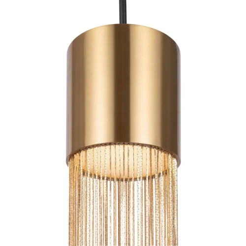 Светильник подвесной LED Imaginary MOD190PL-L5G3K Maytoni золотой 1 лампа, основание золотое в стиле арт-деко современный  фото 5