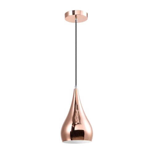 Светильник подвесной Daniella V1410-1P Moderli золотой розовый 1 лампа, основание розовое золотое в стиле современный 