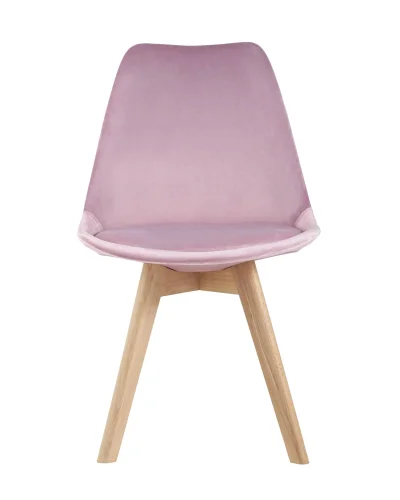 Стул FRANKFURT велюр, розовый УТ000003741 Stool Group, розовый/велюр, ножки/дерево/бежевый, размеры - ****480*570 фото 7