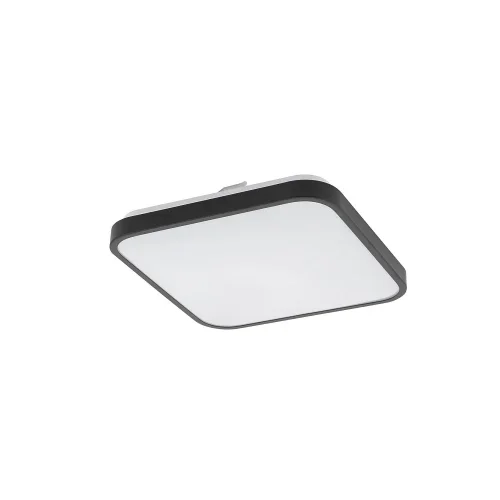 Светильник потолочный Agnes Square Pro 10983-NW Nowodvorski белый на 1 лампу, основание чёрное в стиле современный квадратный фото 3