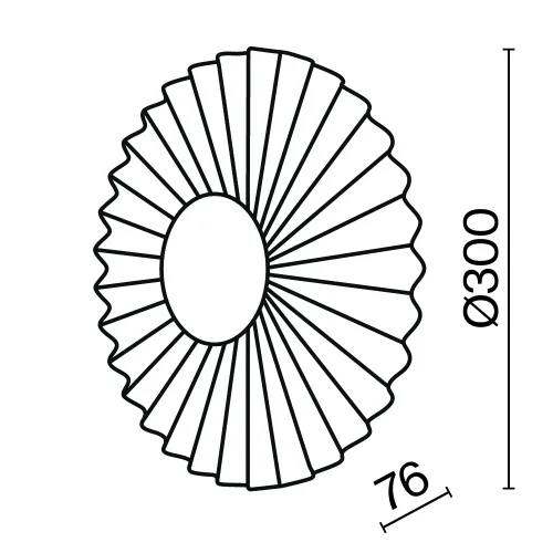 Бра LED Fiore MOD233WL-L11BS3K Maytoni белый латунь на 1 лампу, основание латунь в стиле современный отражённый свет фото 11