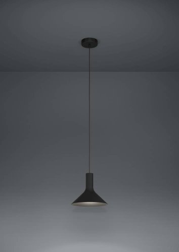 Светильник подвесной Morescana 390218 Eglo чёрный 1 лампа, основание чёрное в стиле лофт современный  фото 2