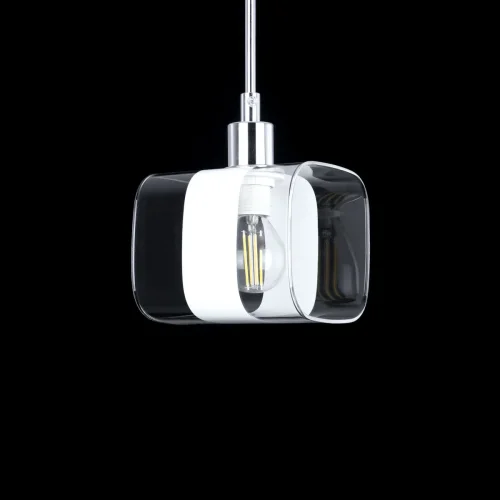 Светильник подвесной Вирта CL139010 Citilux прозрачный 1 лампа, основание матовое хром в стиле современный  фото 5