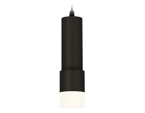 Светильник подвесной XP7402020 Ambrella light чёрный 1 лампа, основание чёрное в стиле хай-тек современный трубочки
