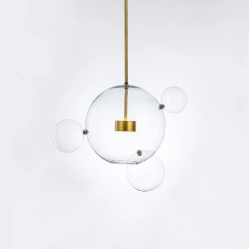 Светильник потолочный BUBBLE BLS B4 177862-26 ImperiumLoft прозрачный на 1 лампу, основание бронзовое в стиле современный фото 6 Светильник потолочный BUBBLE BLS B4 177862-26 ImperiumLoft прозрачный на 1 лампу, основание бронзовое в стиле современный фото 6