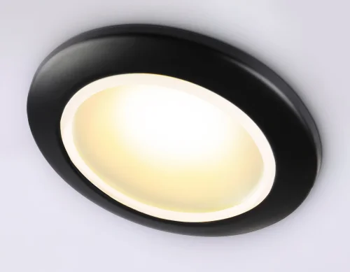 Светильник точечный IP Protect TN111 Ambrella light чёрный 1 лампа, основание чёрное в стиле хай-тек современный  фото 5