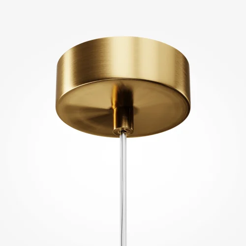 Светильник подвесной LED Drop MOD273PL-L16G3K Maytoni прозрачный янтарный 1 лампа, основание золотое в стиле современный арт-деко  фото 6