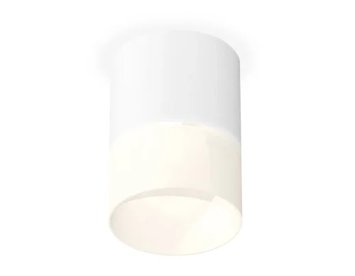 Светильник накладной Techno spot XS7401045 Ambrella light белый 1 лампа, основание белое в стиле современный хай-тек круглый