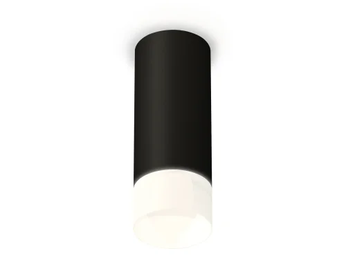 Светильник накладной Techno spot XS7443016 Ambrella light чёрный 1 лампа, основание чёрное в стиле хай-тек современный круглый