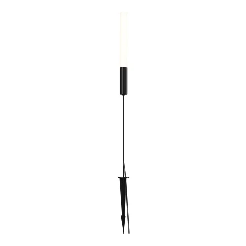 Парковый светильник LED Flare O487FL-L3GF3K Maytoni уличный IP графит на 1 лампу, плафон белый в стиле современный хай-тек LED