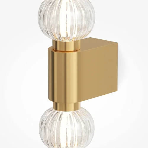 Бра LED Amulet MOD555WL-L13G3K Maytoni прозрачный на 1 лампа, основание золотое в стиле арт-деко современный  фото 4