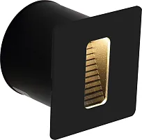 Встраиваемый светильник LED Glimt 4389-1W Favourite уличный IP54 чёрный 1 лампа, плафон чёрный в стиле современный LED