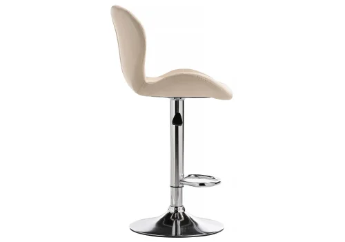 Барный стул Trio 1 beige 15033 Woodville, бежевый/экокожа, ножки/металл/, размеры - 900*1100***460*480 фото 4