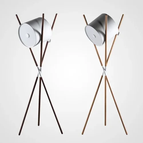 Торшер SHIFT LAMP 101411-26 ImperiumLoft чёрный на 1 лампу, основание коричневое в стиле современный фото 2