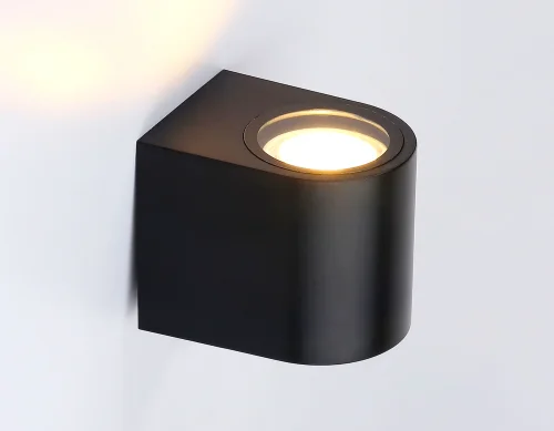 Настенный светильник ST3722 Ambrella light уличный IP65 чёрный 1 лампа, плафон чёрный в стиле хай-тек современный GU10 фото 2