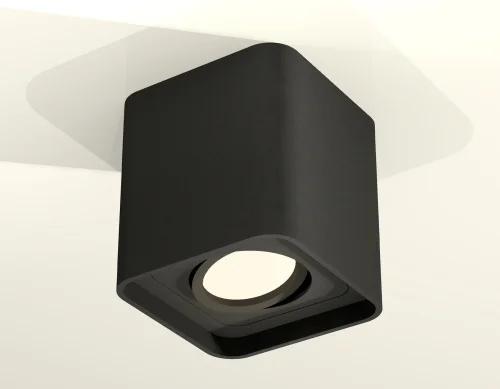 Светильник накладной Techno Spot XS XS7841010 Ambrella light чёрный 1 лампа, основание чёрное в стиле хай-тек современный квадратный фото 2