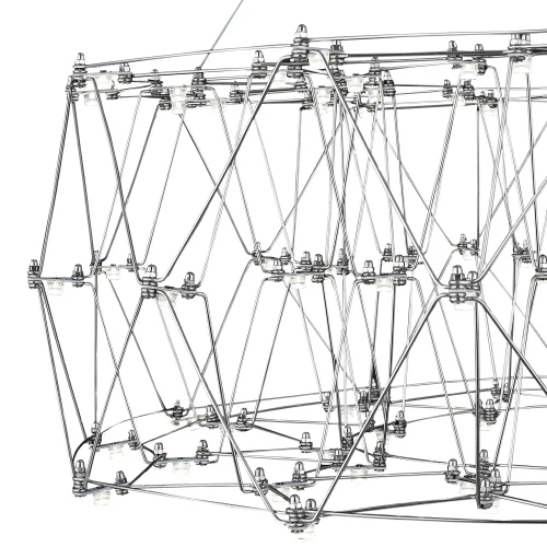 Светильник подвесной LED Gravetta SL6602.103.48 ST-Luce хром прозрачный на 1 лампу, основание хром в стиле хай-тек минимализм капли фото 2