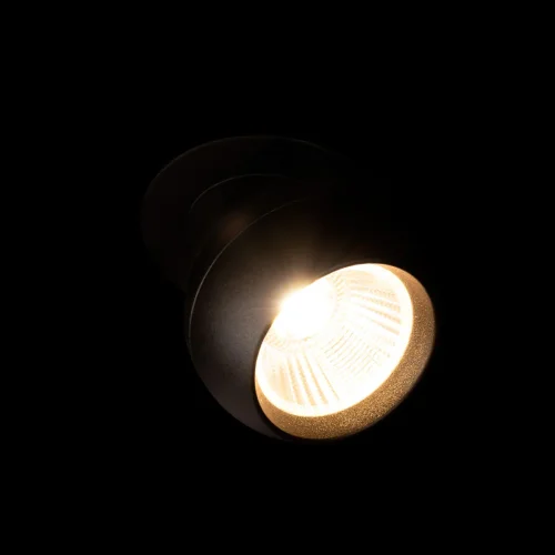 Светильник точечный LED Dot 10332 Black LOFT IT чёрный 1 лампа, основание чёрное в стиле современный хай-тек круглый фото 2