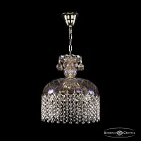 Светильник подвесной 14781/30 G R M801 Bohemia Ivele Crystal прозрачный 5 ламп, основание золотое в стиле классика r