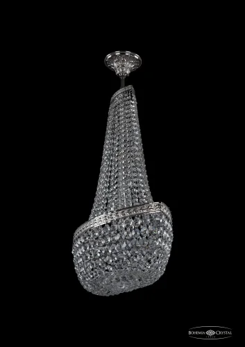 Люстра потолочная хрустальная 19283/H2/55IV Ni Bohemia Ivele Crystal прозрачная на 6 ламп, основание никель в стиле классический sp фото 2