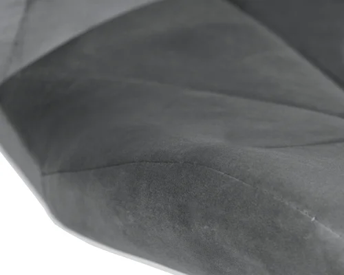 Стул барный набор 2 шт. SET-2 5022_BlackBase-LM BARNY BLACK, цвет сиденья серый велюр (MJ9-75), цвет основания черный Dobrin, /велюр, ножки/металл/чёрный, размеры - 890*1100***460*540 фото 9