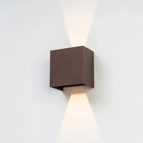 Настенный светильник LED Davos Xl 7654 Mantra уличный IP65 коричневый 1 лампа, плафон коричневый в стиле современный хай-тек LED фото 5