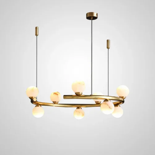 Люстра подвесная IMERENSE D40 D75 D40 196722-23 ImperiumLoft коричневая на 15 ламп, основание латунь в стиле современный фото 3 Люстра подвесная IMERENSE D40 D75 D40 196722-23 ImperiumLoft коричневая на 15 ламп, основание латунь в стиле современный фото 3