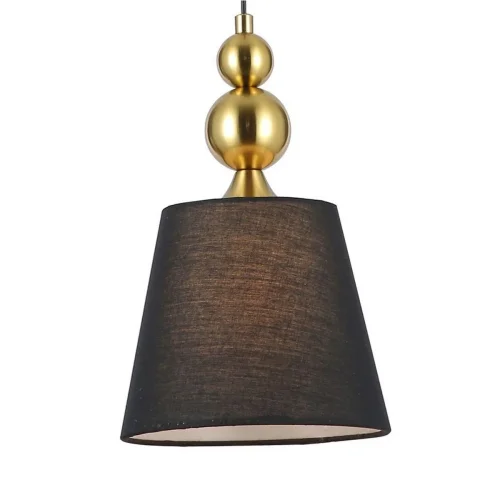 Светильник подвесной Campana 2781-1P F-promo чёрный 1 лампа, основание золотое в стиле арт-деко  фото 3