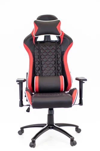 Геймерское кресло Lotus S11 Экокожа Красный EP-lotus s11 eco black/red Everprof, красный чёрный/экокожа, ножки//, размеры - 1280*1360***700* фото 3