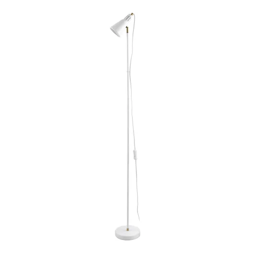 Торшер Union LSP-0675 Lussole для чтения белый 1 лампа, основание белое в стиле современный
