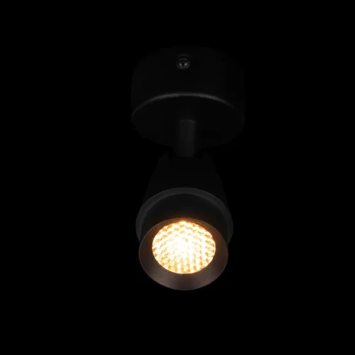 Спот с 1 лампой LED Comb 10330/A Black LOFT IT чёрный LED в стиле современный хай-тек круглый фото 4