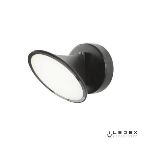 Бра LED Syzygy X090310 10W BK iLedex чёрный на 1 лампу, основание чёрное в стиле хай-тек современный 