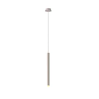 Светильник подвесной LED Cala 8078 Mantra белый 1 лампа, основание белое в стиле хай-тек модерн минимализм трубочки