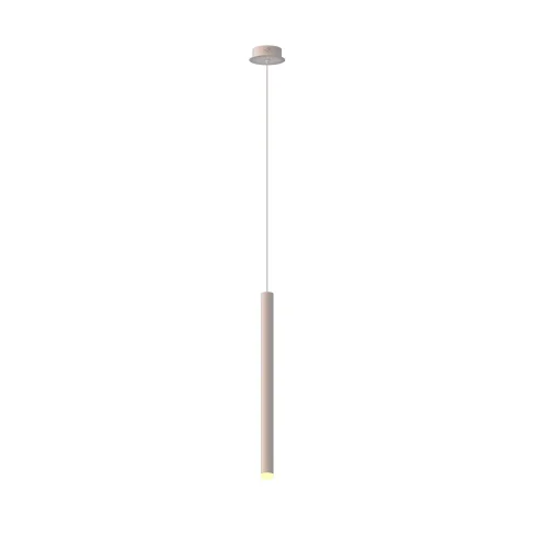 Светильник подвесной LED Cala 8078 Mantra белый 1 лампа, основание белое в стиле современный хай-тек минимализм трубочки