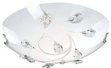 Светильник настенно-потолочный BURGUNDY 40404-2 Globo белый 2 лампы, основание матовое никель в стиле модерн 